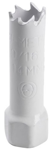 Dierovacia píla na drevo, kov, korunka 14mm, pílka na bimetal + HEX adaptér