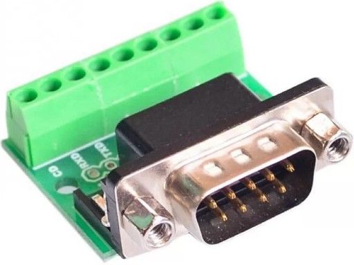 SAMSKÝ ADAPTÉR DB9 RS232 RS485 REDUCER 9 PIN PREVODNÍK D-SUB