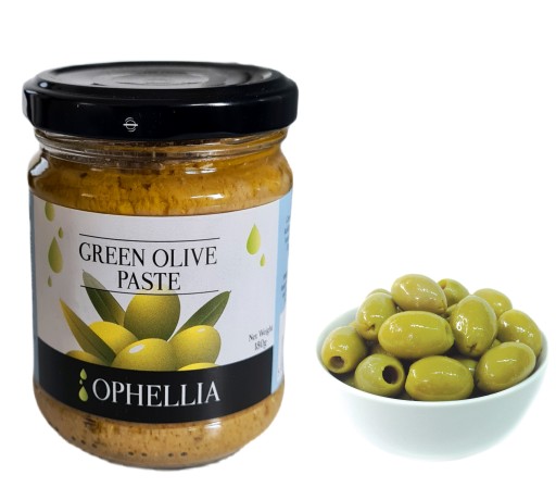 ZELENÁ OLIVOVÁ PASTA OPHELLIA GRÉCKO