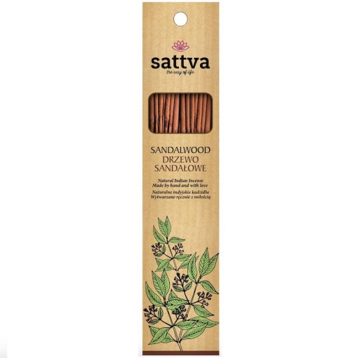 Sattva indická vonná tyčinka Sandalwood 15 ks