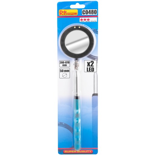 RICHMANN C0480 TELESKOPICKÉ LED KONTROLNÉ ZRKADLO PRIEMER 50 MM