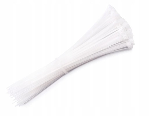 Sťahovacie pásky Sťahovacie pásky biele 3,6 x 150 mm Balenie 100 ks