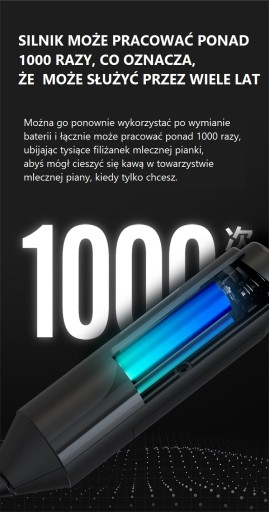 Napeňovač mlieka MINI NAPEŇOVAČ MLIEKA NA BATÉRIU