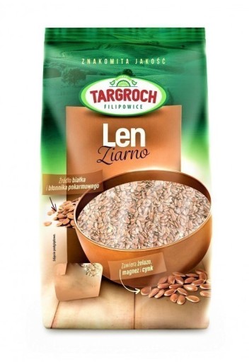 Ľanové semienko, prírodné 1kg TARGROCH
