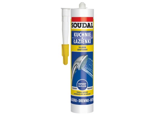 SOUDAL Sanitárny silikón 280 ml bezfarebný