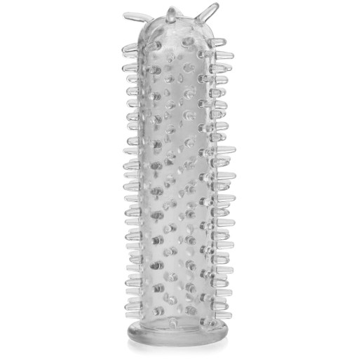 ČIAPKA NA PENIS PRE VAGINÁLNU STIMULÁCIU GÉLOVÁ ČIAPKA NA PENIS S ORIEŠKAMI