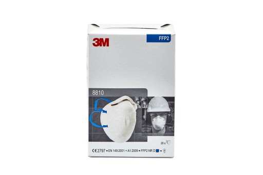 Filtračná polomaska 3M 8810 FFP2, maska 3M