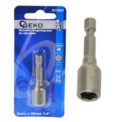 Magnetická objímka na skrutky 8mmx48mm 1 4