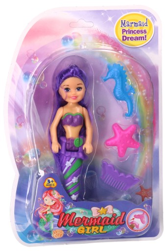 BÁBIKA MORSKEJ VÍLY S DOPLNKAMI mini bábika 18cm