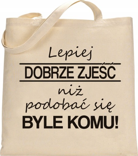 EKO NÁKUPNÁ TAŠKA SHOPPER S Vtipnými Šnúrkami, HRUBÁ BAVLNA - RW11