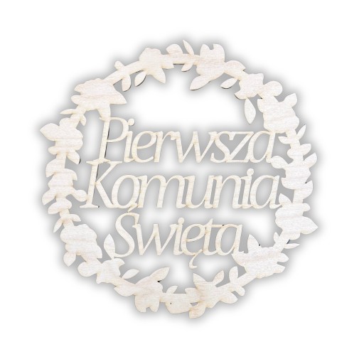 Drevená obručová základňa pre prvé sväté prijímanie pre ekologický veniec Macrame Catcher