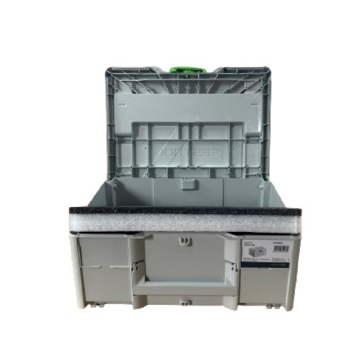 Vložka z penovej peny grafitovo-biela výplň pre Festool Systainer 3 Sys 3