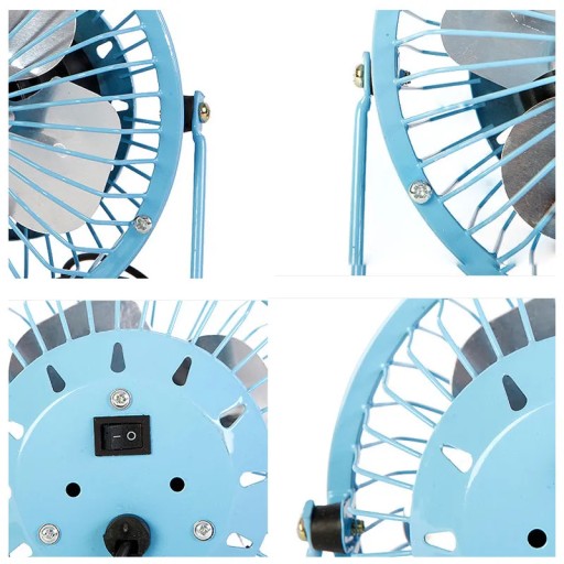 VENTILÁTOR USB VENTILÁTOR PEVNÝ MALÝ PRENOSNÝ NA STOL TICHÝ FUNKČNÝ