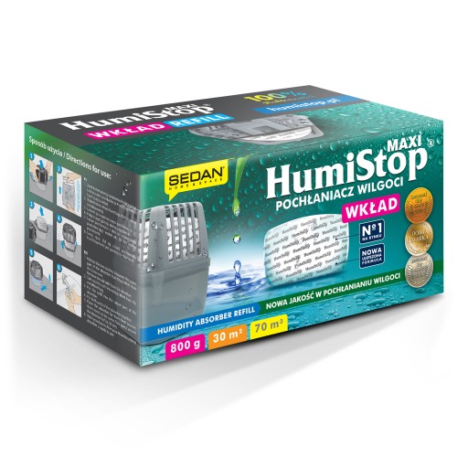 Humistop absorbér vlhkosti 800 g, náhradná vložka