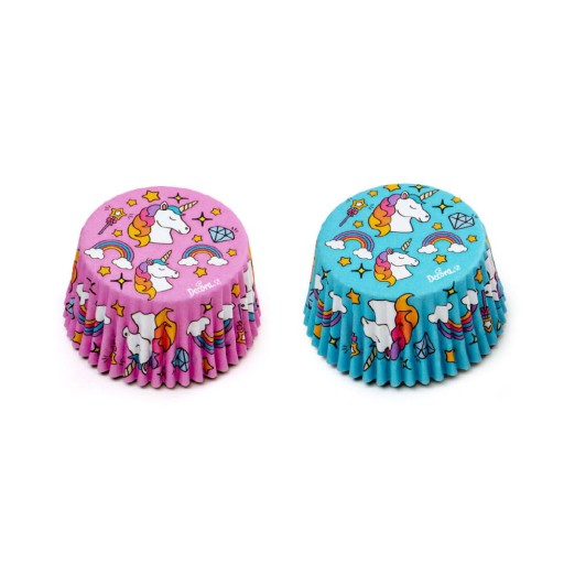 Košíčky na muffiny 50x32mm Decora Unicorns 36 ks