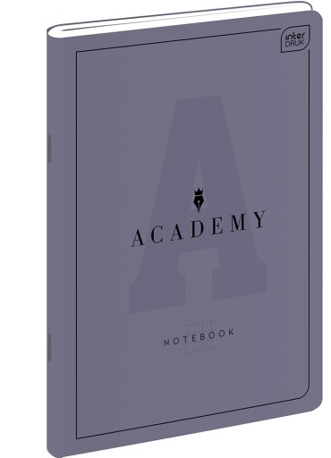 Zápisník A5/60 Mriežka 90g Academy Interprint