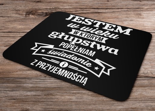 Vtipná podložka pod myš ZA DARČEK