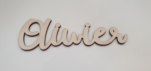 Vaše meno, váš text, drevený nápis, výška 8 cm