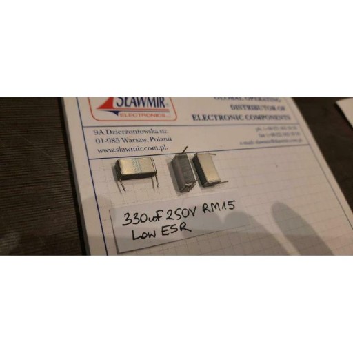 Kondenzátor MKT Siemens 330nF 250V R15 B32562 x5