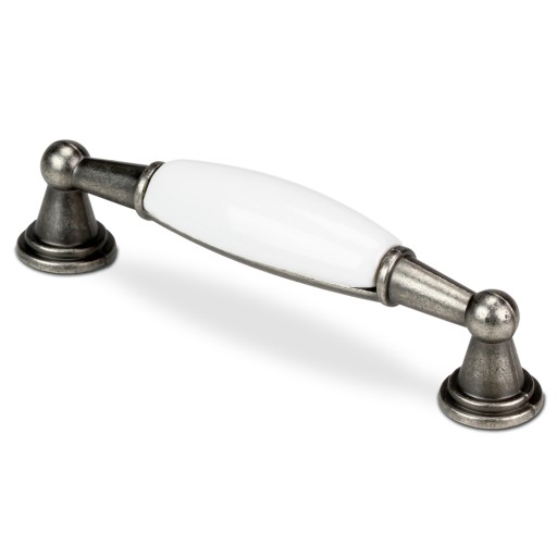 RETRO NÁBYTKOVÁ ÚCHYTKA PORCELÁN KUCHYŇSKÁ SKRIŇOVÁ ÚCHYTKA ZÁSUVKY 96MM