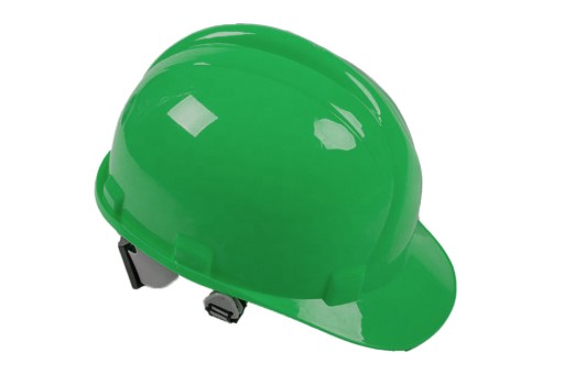 KONŠTRUKCIA OCHRANNEJ PRILBY PRACOVNÁ PRILBA ZELENÁ HDPE 53-62 CM