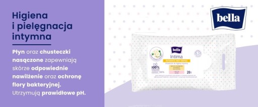 Utierky na intímnu hygienu Bella Intima 20 ks