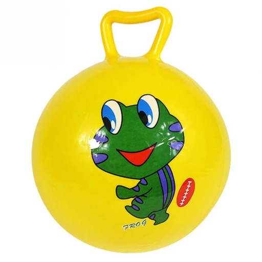 GUMOVÁ LOPTA S RÚČKOU PRE HRAJÚCE SA DETI