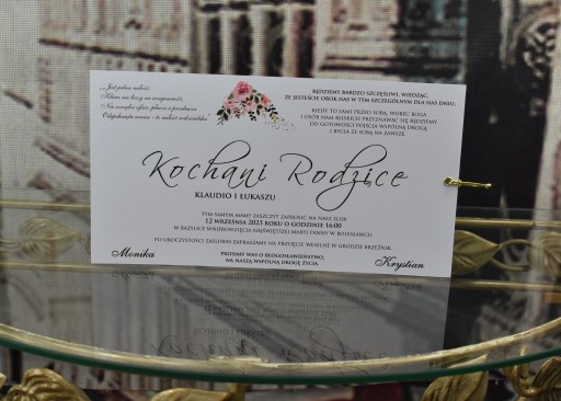 SVADOBNÉ POZVÁNKA s PERSONALIZÁCIOU pre rodičov