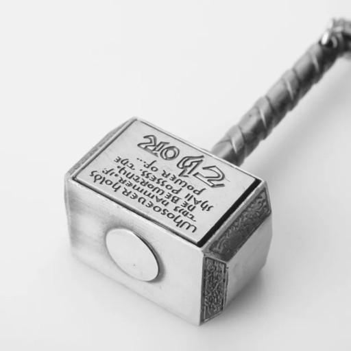 Strieborná kľúčenka Thor's Hammer Asgard