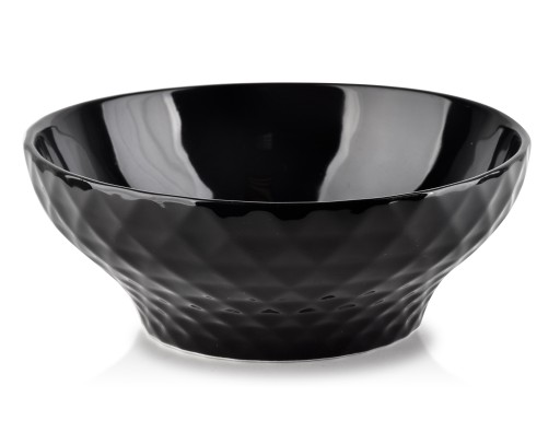 Porcelánová misa 17,5cm 700ml DIAMANTOVÁ ČIERNA