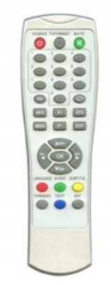 DIAĽKOVÉ OVLÁDANIE pre dekodér OPTICUM X11 SAT DECODER X10