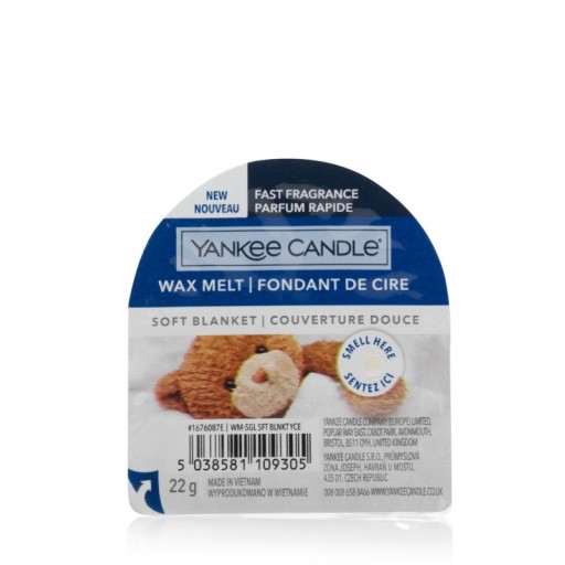 Mäkký vosk na prikrývku Yankee Candle Wax