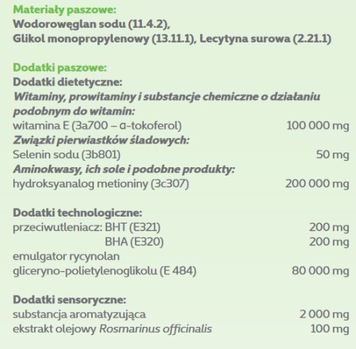 SUPLEXAN VIGOR vitamín E selén zabraňuje vitamínovej dystrofii pre reprodukciu hydiny