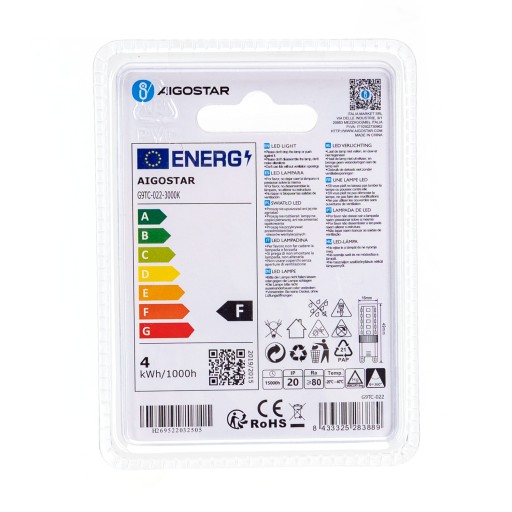 G9 LED kapsulová žiarovka 3,5W malá CORN kukurica 350Lm teplá biela 3000K
