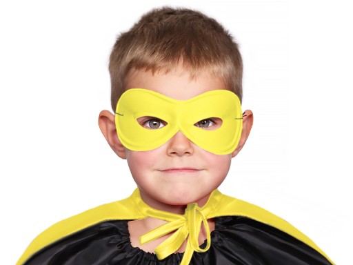 MASKA SUPERHRDINA SUPERHRDINKA ŽLTÁ