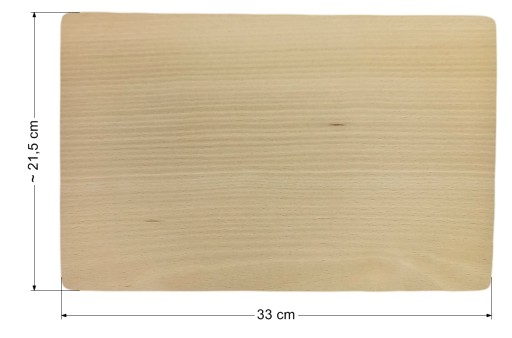 KUCHYNSKÁ DOSKA DREVENÝ PODNÁK 33X21,5 CM