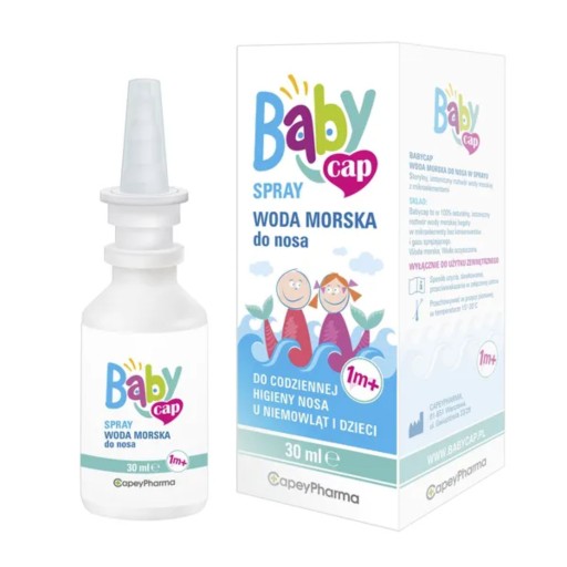 BABYCAP SPRAY Morská voda do nosa 1m+ - 30 ml