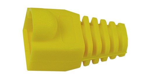 KRYT GUMOVÝ KRYT NA ZÁSTRČKU RJ45 10 ks ŽLT