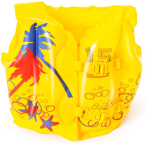 Nafukovacia vesta Bestway 41 x 30 cm žltá