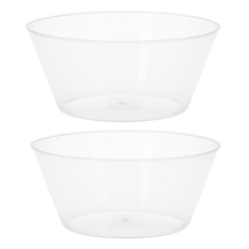 2x OPÄTOVNE POUŽITEĽNÉ PLASTOVÉ PIKNIKOVÉ MISKY 750ml