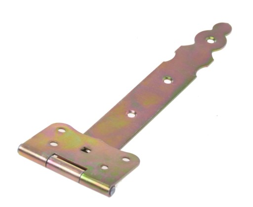 Stavebný pánt altánkových dverí, žltý, pozinkovaný, 250mm
