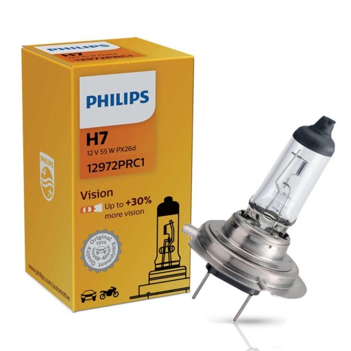 ŽIAROVKA PHILIPS H7 VISION +30% 12V 55W 12972PRC1