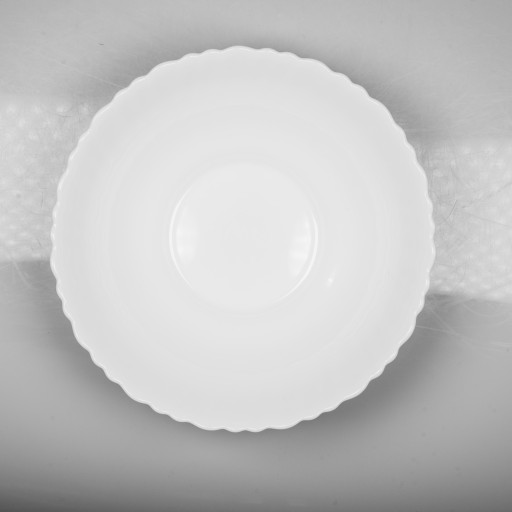 MISKA NA ŠALÁT OPÁL BIELA 23 CM TANIER