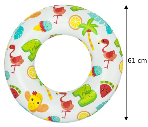 NAFUKOVACÍ KRUH PRE DETI NA VODNÝ BAZÉN 61CM Bestway 36014