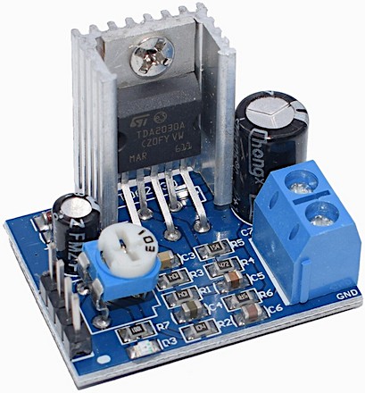 Modul audio zosilňovača TDA2030A 18W mono 6V-16V