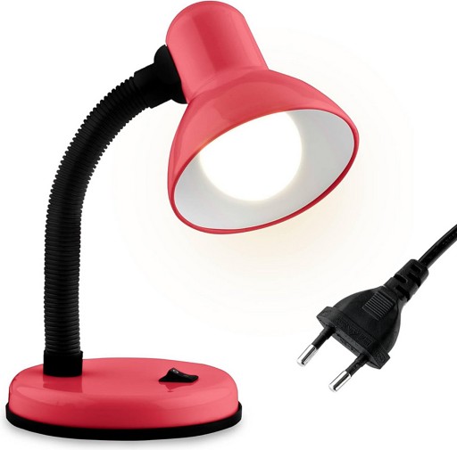 NASTAVITEĽNÁ ŠKOLSKÁ STOLNÁ LAMPA PRE NOC PRL PRL LAMPA PRE ŽIAROVKU E27