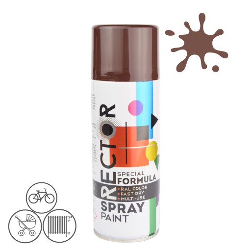Lak univerzálny email v spreji hnedý 400ml