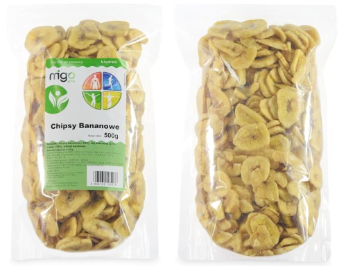 BANÁNOVÉ lupienky 1KG, SUŠENÉ BANÁNY - MIGOgroup
