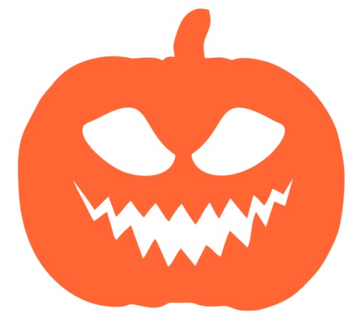Nálepka, samolepky HALLOWEEN dekorácia tekvica pavučina netopier 8 vzorov