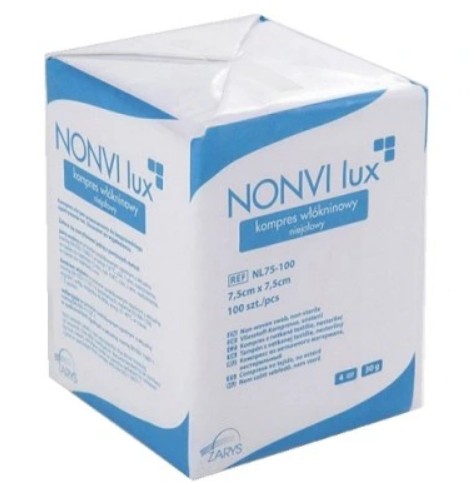 NESTERILNÝ NETKANÝ KOMPRES 30G4W7,5cmX7,5cm100ks